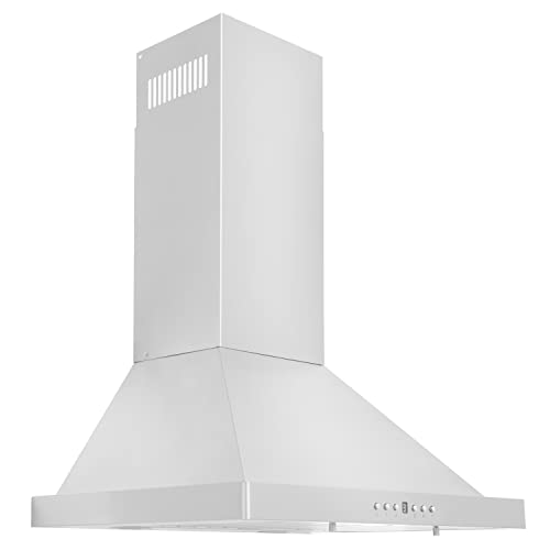 Z Line Kitchen and Bath KB-24|LA 24 in. Convertible Vent Wall Mount Range Hood in Stainless Steel KB-24
