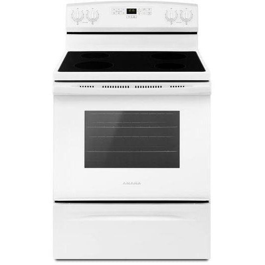 AMANA AER6303MFW 30-inch Amana R Electric Range with Extra-Large Oven Window