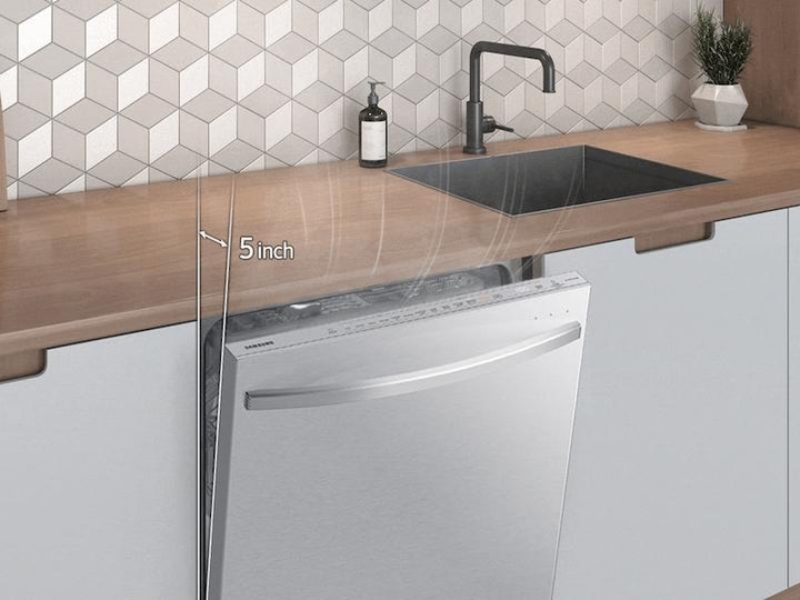 SAMSUNG DW80B7071US Smart 42dBA Dishwasher with StormWash+ TM and Smart Dry in Stainless Steel