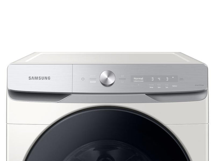 SAMSUNG WF50A8600AE 5.0 cu. ft. Extra-Large Capacity Smart Dial Front Load Washer with MultiControl TM in Ivory