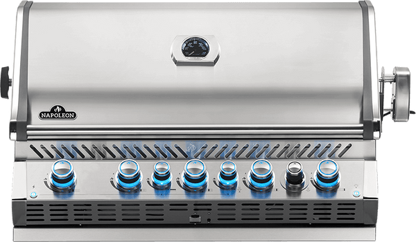 NAPOLEON BBQ BIPRO665RBNSS3 Built-in Prestige PRO 665 RB with Infrared Rear Burner , Stainless Steel , Natural Gas