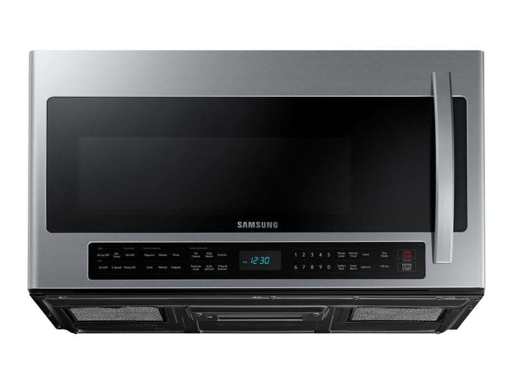 SAMSUNG ME21R7051SS 2.1 cu. ft. Over-the-Range Microwave with Sensor Cooking in Fingerprint Resistant Stainless Steel