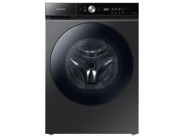 SAMSUNG WF53BB8700AVUS Bespoke 5.3 cu. ft. Ultra Capacity Front Load Washer with Super Speed Wash and AI Smart Dial in Brushed Black