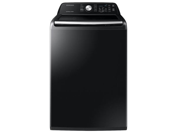 SAMSUNG WA45T3400AV 4.5 cu. ft. Capacity Top Load Washer with Active WaterJet in Brushed Black