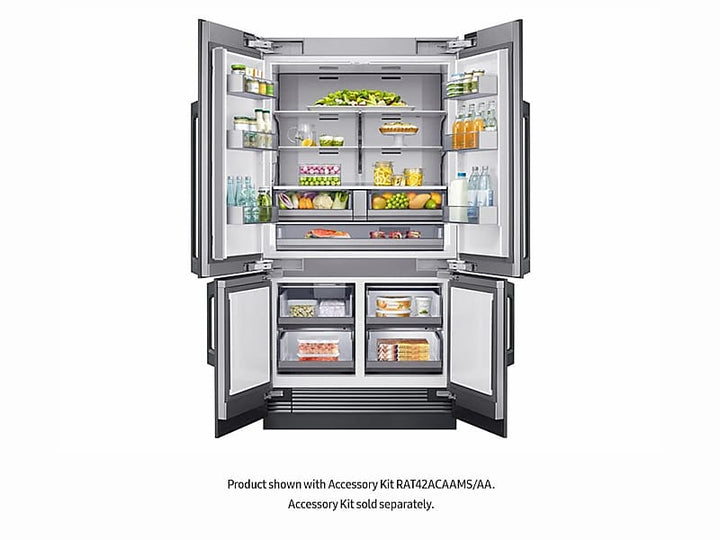 SAMSUNG BRF425200AP 24 cu ft. Capacity 4-Door French Door Panel Ready 42" Built-In Chef Collection Refrigerator