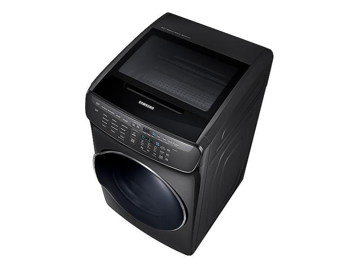 SAMSUNG DVG55M9600V 7.5 cu. ft. Smart Gas Dryer with FlexDry TM in Black Stainless Steel