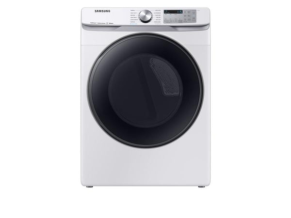 SAMSUNG DVG50R8500W 7.5 cu. ft. Smart Gas Dryer with Steam Sanitize+ in White