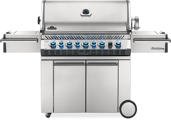 NAPOLEON BBQ PRO665RSIBNSS3 Prestige PRO 665 RSIB with Infrared Side and Rear Burners , Stainless Steel , Natural Gas