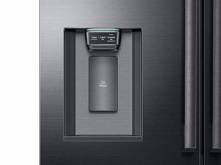 SAMSUNG RF23M8960MT 23 cu. ft. Counter Depth 4-Door French Door Freestanding Chef Collection Refrigerator in Matte Black Stainless Steel