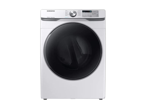 SAMSUNG DVG45R6100W 7.5 cu. ft. Gas Dryer with Steam Sanitize+ in White