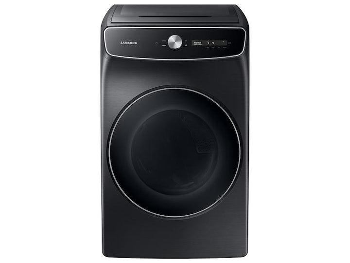SAMSUNG DVE60A9900V 7.5 cu. ft. Smart Dial Electric Dryer with FlexDry TM and Super Speed Dry in Brushed Black