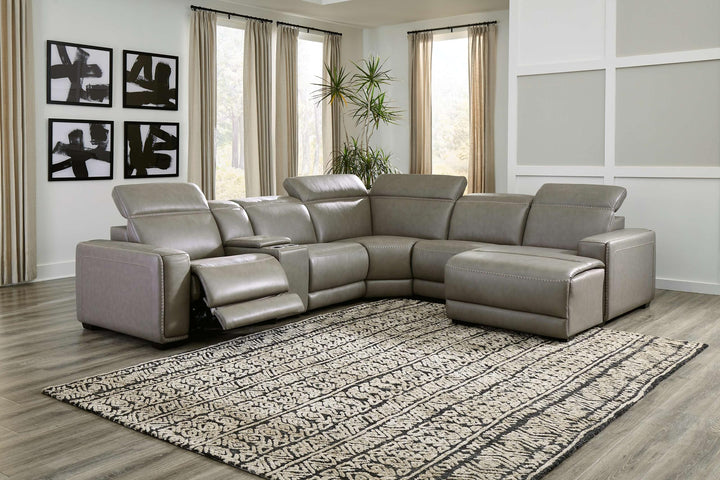 ASHLEY FURNITURE U94202S5 Correze 6-piece Power Reclining Sectional With Chaise