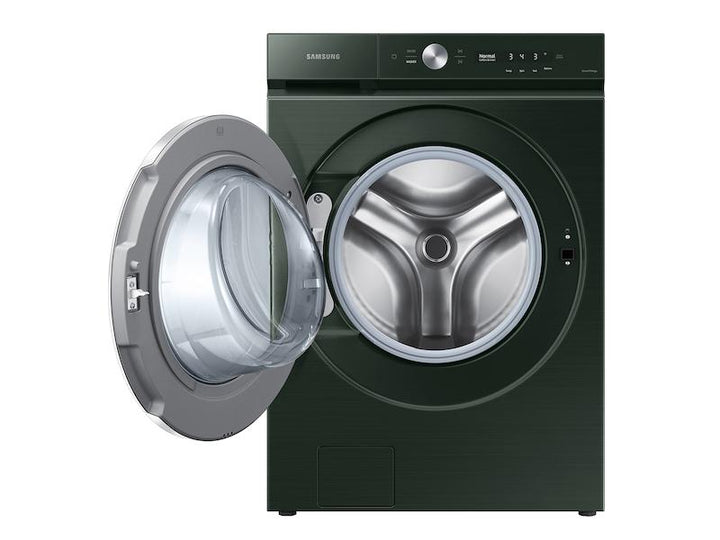 SAMSUNG WF53BB8900AGUS Bespoke 5.3 cu. ft. Ultra Capacity Front Load Washer with AI OptiWash TM and Auto Dispense in Forest Green