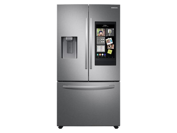 SAMSUNG RF27T5501SR 26.5 cu. ft. Large Capacity 3-Door French Door Refrigerator with Family Hub TM and External Water & Ice Dispenser in Stainless Steel