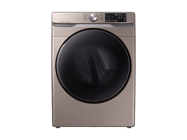SAMSUNG DVE45R6100C 7.5 cu. ft. Electric Dryer with Steam Sanitize+ in Champagne