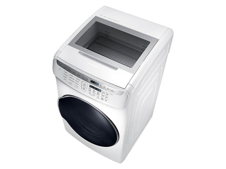 SAMSUNG DVG55M9600W 7.5 cu. ft. Smart Gas Dryer with FlexDry TM in White