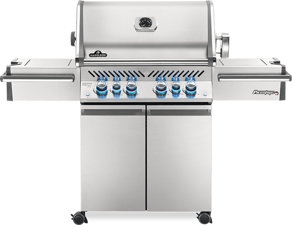 NAPOLEON BBQ PRO500RSIBNSS3 Prestige PRO 500 RSIB with Infrared Side and Rear Burners , Stainless Steel , Natural Gas