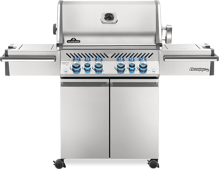 NAPOLEON BBQ PRO500RSIBPSS3 Prestige PRO 500 RSIB with Infrared Side and Rear Burners , Stainless Steel , Propane