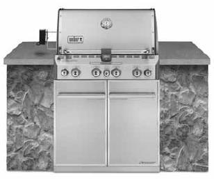 WEBER 7260001 SUMMIT R S-460 TM NATURAL GAS GRILL - STAINLESS STEEL