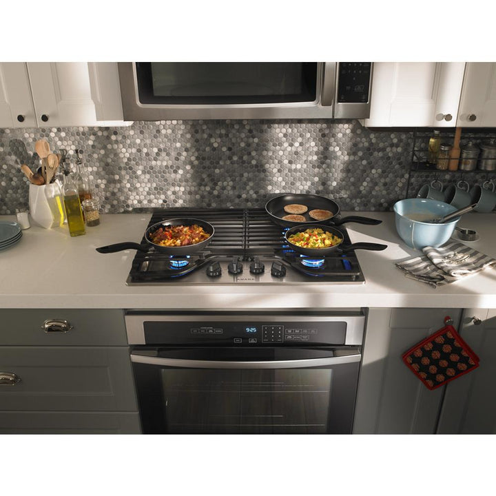 AMANA AGC6540KFS 30-inch Gas Cooktop with 4 Burners