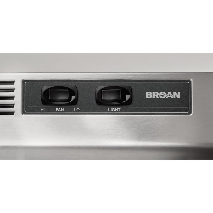 BROAN 413604 36-Inch Ductless Under-Cabinet Range Hood, Stainless Steel