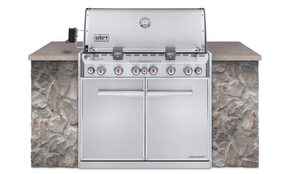WEBER 7360001 SUMMIT R S-660 TM LP GAS GRILL - STAINLESS STEEL