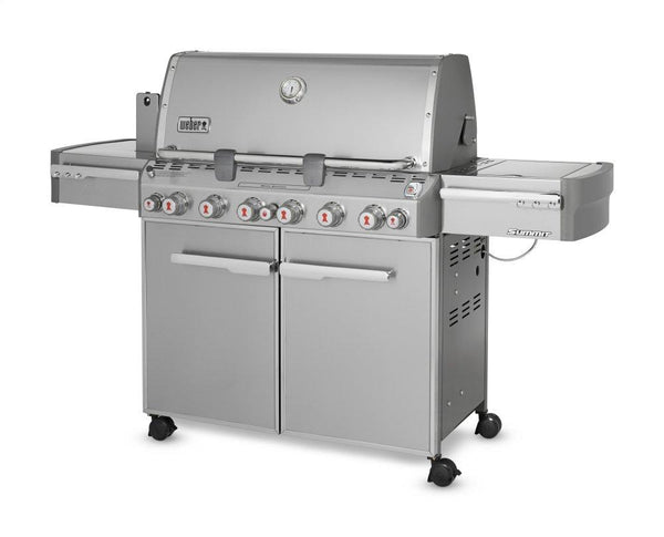 WEBER 7370001 SUMMIT R S-670 TM LP GAS GRILL - STAINLESS STEEL