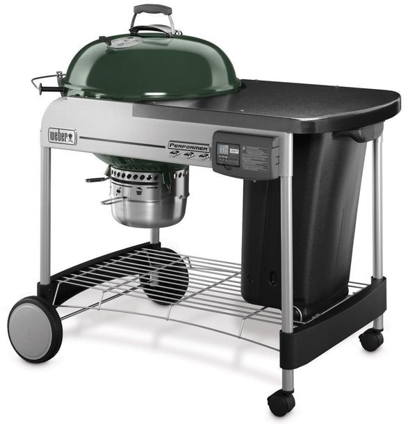 WEBER 15507001 PERFORMER R DELUXE CHARCOAL GRILL - 22 INCH GREEN