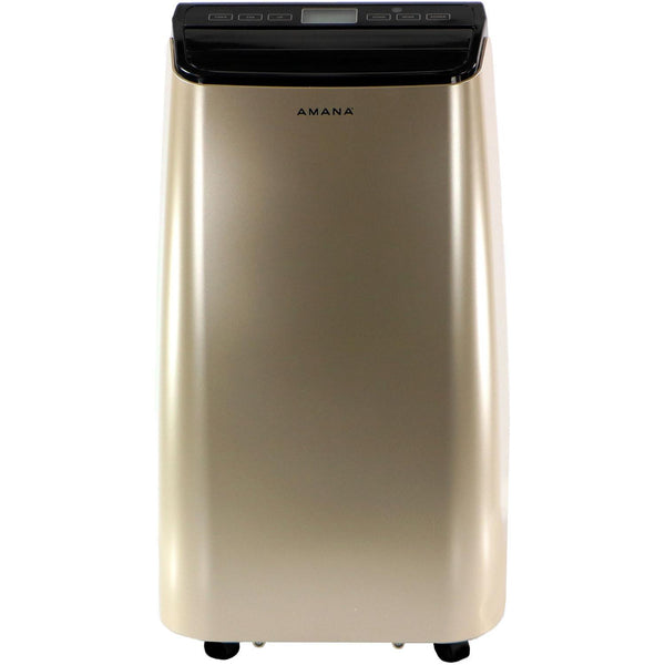 AMANA AMAP121AD2 Portable Air Conditioner with Remote Control in Gold/Black for Rooms up to 500 -Sq. Ft.