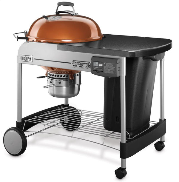 WEBER 15502001 PERFORMER R DELUXE CHARCOAL GRILL - 22 INCH COPPER