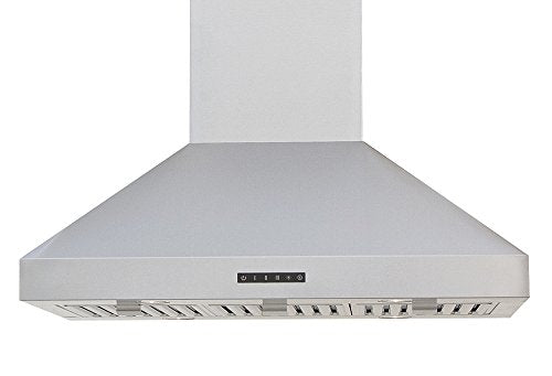 Windster Hoods RA-7648SS Residential Stainless Steel Island Range Hood Set, 48-Inch