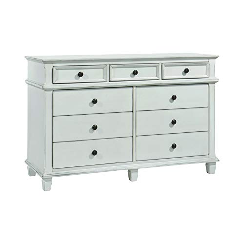 Coaster Furniture 222873 Carolina 9-Drawer Antique White Dresser
