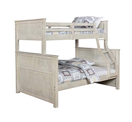 Coaster Furniture 461252 Montrose Twin Over Full Bed Antique White Bunk