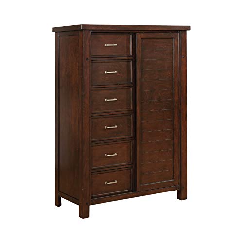 Coaster Furniture 206436 Barstow 8-Drawer Pinot Noir Door Chest, 45.75" D x 22" W x 66" H