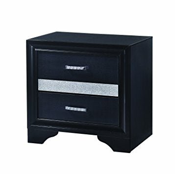 Coaster Furniture 206362 Nightstand, Black