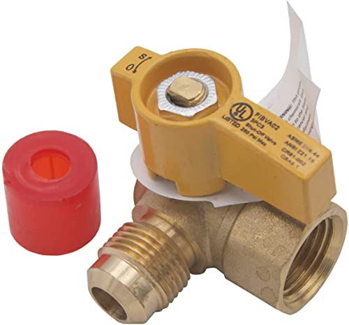 TIGFO TIG22FO-480G 0.5" Angle Gas Line Hose Connector Shut-Off Valve