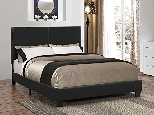 Coaster Furniture 300558F Upholstered Full Platform Bed, In Black