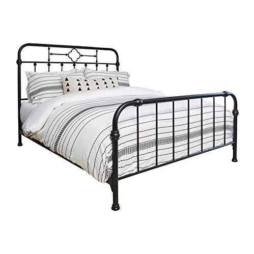 Coaster Furniture 305946KE Packlan Eastern King Metal Bed Matte Black Panel