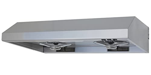 Windster Hoods WS-5530SS 530 CFM 30 Inch Wide Stainless Steel Under Cabinet Range Hood with Compact Fluorescent Lighting and Cup Filters from the WS-55 Collection