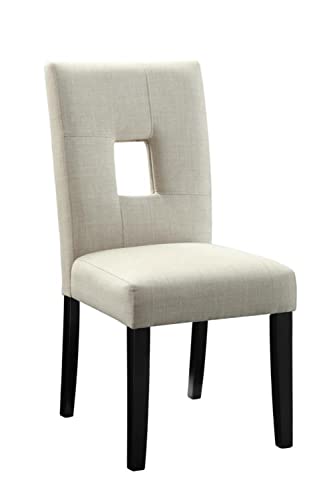 Coaster Furniture 106652 Upholstered Dining Side Chair, In Beige