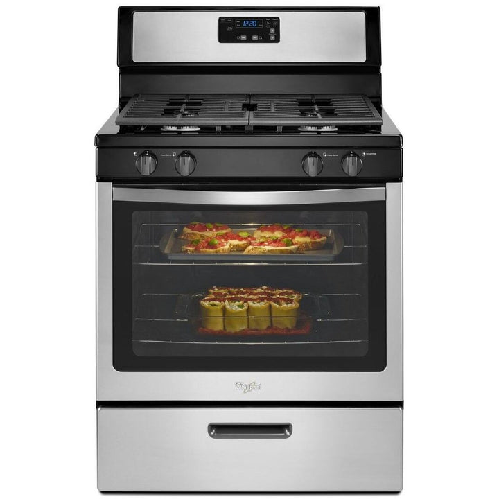 Whirlpool WFG320M0BS 30" Freestanding Gas Range in Stainless Steel