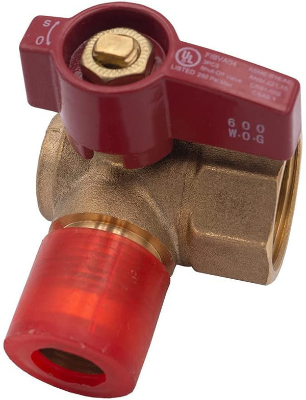 TIGFO TIG22FO-680G Shut-off Valve 5/8 Inch OD Flare 15/16-16 Thread x 3/4 Inch FIP Angle