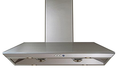 Windster Hoods R-18L42SS Residential Stainless Steel Island Range Hood, 42-Inch