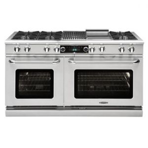Capital CAPITAL:COB604GG2 - Connoisseurian Series 60" Dual Fuel Self Clean Range