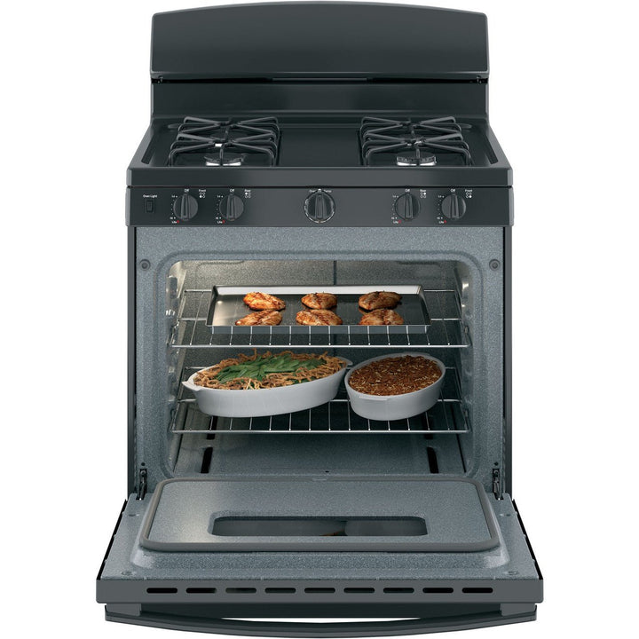 GE APPLIANCES JGBS10DEMBB - GE R 30" Free-Standing Front Control Gas Range