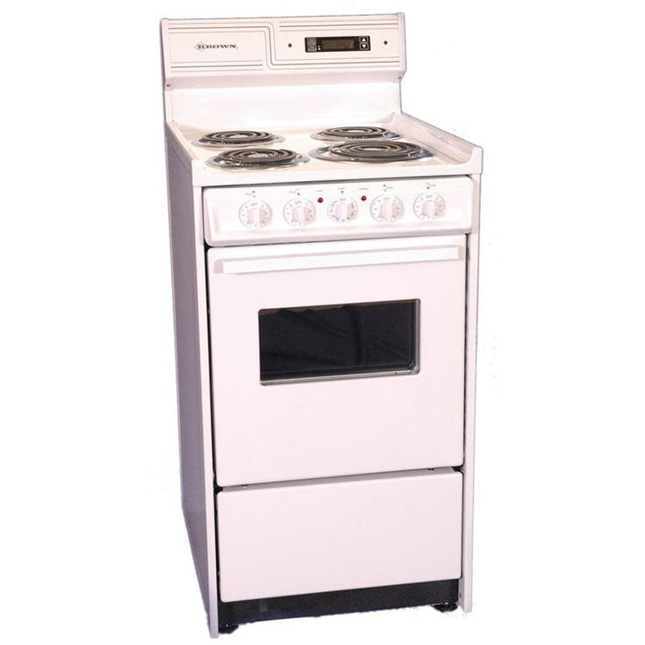 Brown Stove Works TEM130BKWY - 20" Free Standing Electric Range