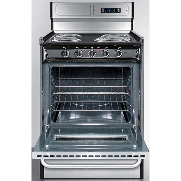 Brown Stove Works TEM630BKWY - 24" Free Standing Electric Range