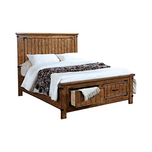 Coaster Furniture 200975 Storage Bed, Rustic Honey