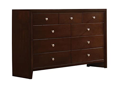 Coaster Furniture 201973 Serenity 9-Drawer Dresser Rich Merlot