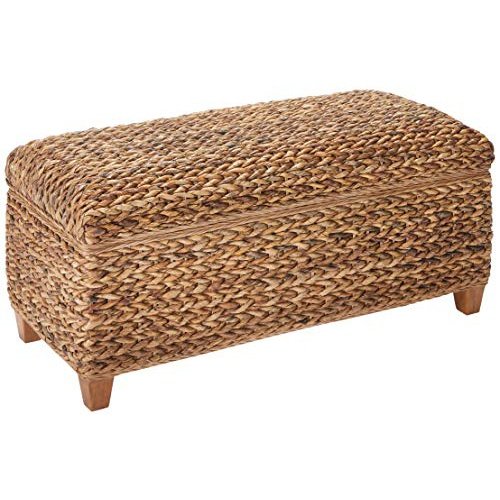 Coaster Furniture 500215 Laughton Woven Banana Leaf Trunk Amber